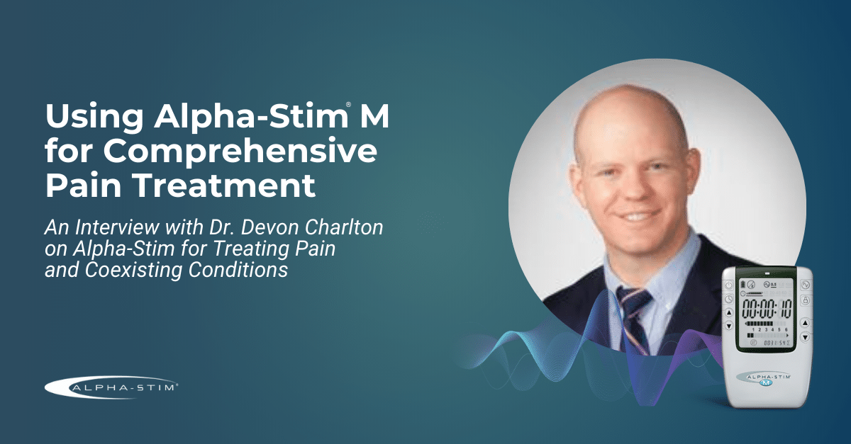 Dr Devon Charlton Talks About Using Alpha Stim Technology Alpha Stim