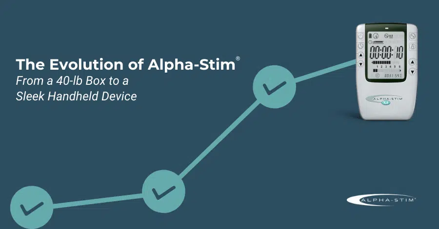 Evolution of Alpha-Stim