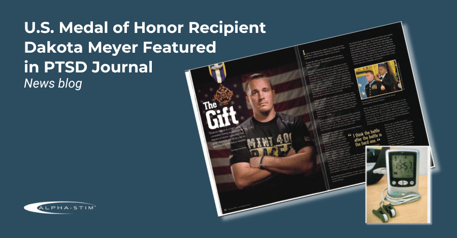 Dakota Meyers shares Alpha-Stim story in PTSD Journal