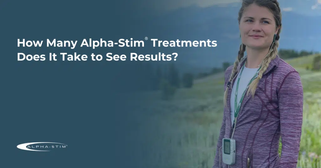 How many treatments does it take for Alpha-Stim to work
