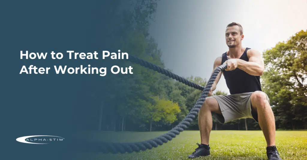 Treating workout pain with Alpha-Stim