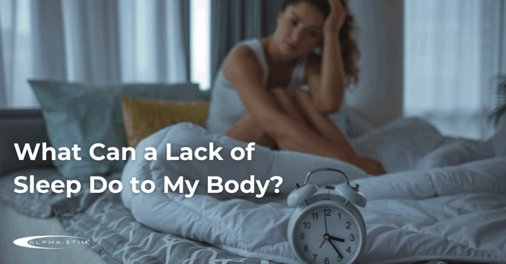 What happens to your body when you can't sleep - women in bed