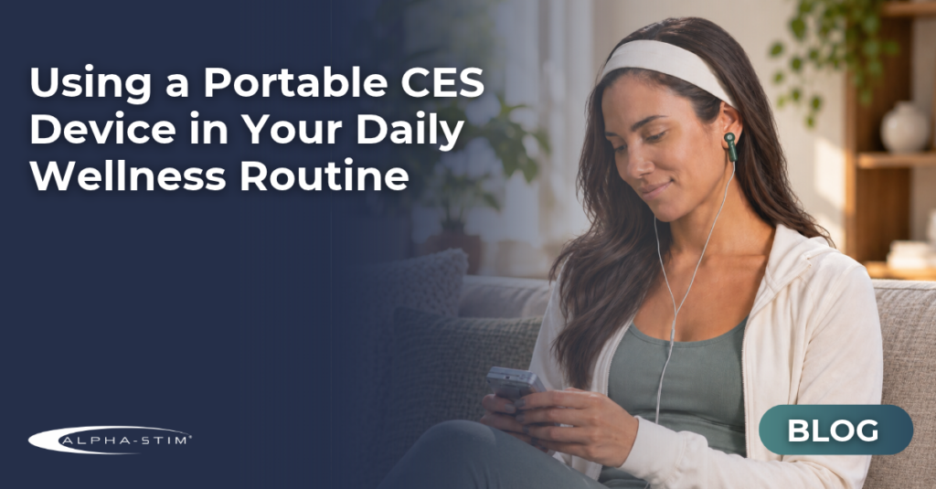 Using a Portable CES Device in Your Daily Wellness Routine